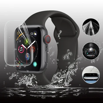 Мека закалена филм за Apple Watch 44 мм 40 мм iwatch 38/42 мм 3D Стъклена Защитно фолио за дисплея на Apple watch serie 6 5 4 3 Se Аксесоари