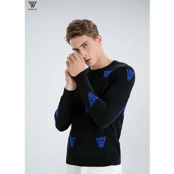 Нишевый марка VONZONE, нов случайни модерен пуловер игрища за голф, за мъже с дълги ръкави, висока устойчивост на отскок и скатыванию