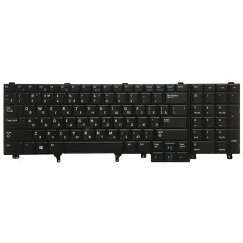 НОВАТА Руска Клавиатура За Лаптоп DELL E6520 Teclado E6530 E6540 E5520 E5520M E5530 черно, Без подсветка Изображение 2