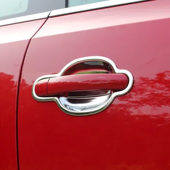 За Volkswagen Beetle 2012-2019 Неръждаема Стомана Автомобилна Врата Копчето Купата На Защитно Покритие Покритие Леярство Автомобилен Стайлинг Авто Аксесоари