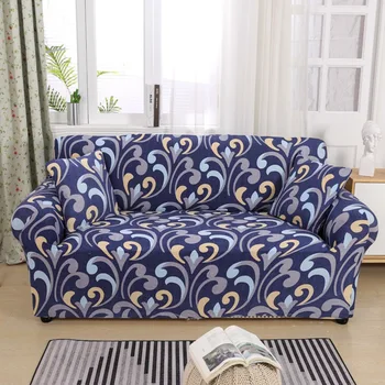 Нов двоен еластичен калъф за дивана калъф за дивана all inclusive прахоустойчив цветен калъф за дивана Изображение 2