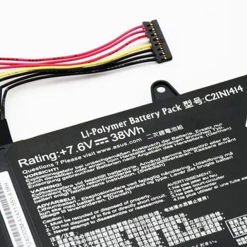 Оригинална качествена батерия 7,6 V 38Wh C21N1414 за X205T X205TA серия X205TA X205TA-BING-FD015B Изображение 2
