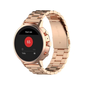 Каишка за часовник от неръждаема стомана За Samsung Galaxy Watch SM-R810 42 мм / Garmin vivomove HR Watch Изображение 2