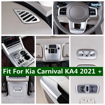 Бутон за Регулиране на седалката/Превключвател на светлина/Смяна на Скоростната Кутия Панел на Кутията Покритие Матово Интериор За Kia Carnival KA4 2021 2022
