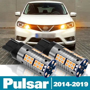 2 бр. Led Указател на Завоя За Nissan Pulsar C13 Аксесоари 2014 2015 2016 2017 2018 2019