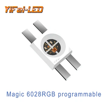 YF923 Ws2812b3528 обратна паста вграден чип лампа мъниста 6028 обратна паста магически цвят механична клавиатура лампа мъниста адресируеми