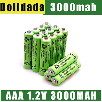 2-24 бр ААА 3000 mah 3A 1.2 Батерия Ni-mh Акумулаторни Батерии За Mp3 Rc Играчки Led Фенерче Къмпинг Фенерче Преносим Bateria