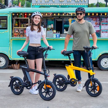 H1 открит езда електрически сгъваем велосипед двухколесный скутер с променлива скорост на мотора литиева батерия от алуминиева сплав