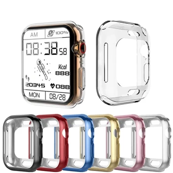 защитно фолио за дисплея на Apple watch case 40 мм 44 мм 38 мм 42 мм, калъф за часа броня iwatch series 6 se 5 4 аксесоари за Apple watch