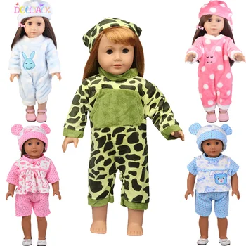 Новороденото дете е подходящ за кукольной облекло 18 см 43 см с пет вида сладък костюми на животните, подходящи за подаръци за рожден ден на дете