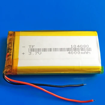3,7 4000 ма Полимерна литиево-йонна Li-po Батерия 104080 За GPS Оборудване за PSP DVD PAD Електронна книга таблет лаптоп power bank видеоигри