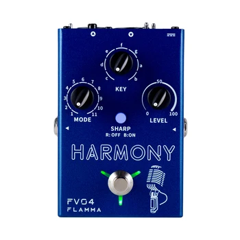 Процесор вокални ефекти FLAMMA FV04 Harmony 12 тембров с 11 различни режима на хармония Фантомное хранене 48