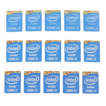 5шт 4-то Поколение Intel Core I3 I5 I7 Стикер Стикер за Декорация на Лаптоп Изображение 2