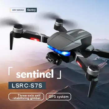 Lsrc-s7s Sentinels Gps 5g Wifi Fpv С 4k Hd Камера, 3-аксиален Кардан подвес 28 минути Време на полет Бесщеточный Сгъваем Радиоуправляеми безпилотни самолети, Квадрокоптер Rtf Изображение 2