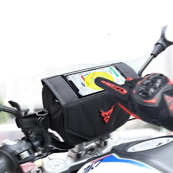 Мотоциклетът Навигационна Чанта, Водоустойчив Скута Чанти, Магнитна Предната Чанта За Съхранение на Сензорен Екран и Дъждобран за Vespa 150 TMAX