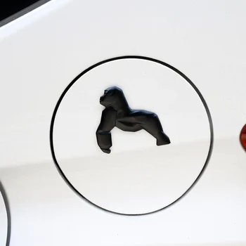 DSYCAR 1 бр. Персонални 3D Стикер За Автомобил Метален Орангутан Стикери За Кола Иконата Украси Етикети Универсални За Повечето Автомобили Нови Изображение 2