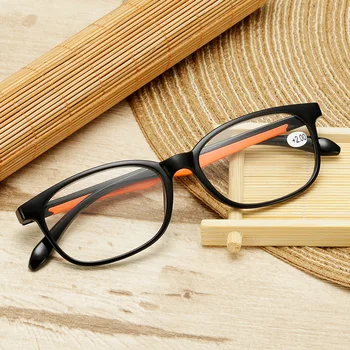 Tr90 Ультралегкие Ретро Очила за четене, Прозрачни Лещи за Мъже и Жени, Очила за четене със защита на Очите, на много нива Изображение 2