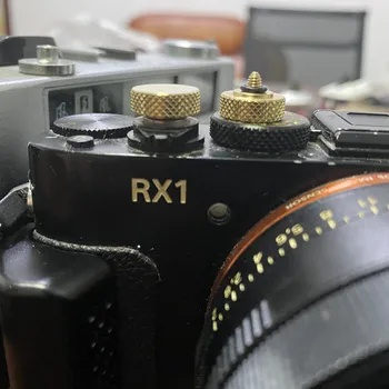 Вдлъбната бутон за освобождаване на затвора Hi-Q за фотоапарати Fuji XT20 xt30 XT3 XT2 XT10 x100v x100f xt-30 XPRO3 RX1 на Sony RX100 Leica M9 M10