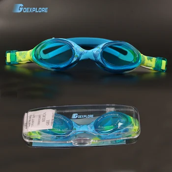 Goexplore очила за плуване, детски от 6 до 14 години, и Професионални очила за плуване, за Момчета и Момичета, Регулируеми очила за вода natacion, Детски