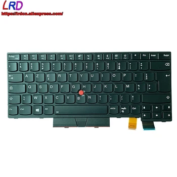 Новата Френска Клавиатура с подсветка FR за лаптоп Lenovo Thinkpad T470 A475 T480 A485 01AX580 01AX498 01HX470 01HX510 01HX430 Изображение 2