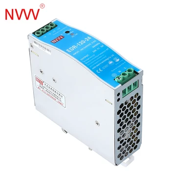 NVVV EDR-75W 120 W DIN-рейк Вид на Източника на захранване на Трансформатор ултратънък AC110V/220V до 24 В 5A 12 В 10A Източник на захранване dc Изход Изображение 2