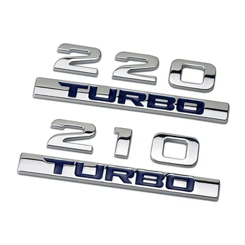 3D 210 220 370 AWD VTI TURBO V6 GK5 VTEC I-VTEC Si Букви Емблемата на Иконата на Багажника на Колата Стикер за Honda AVANCIER Civic Jade Accord Изображение 2