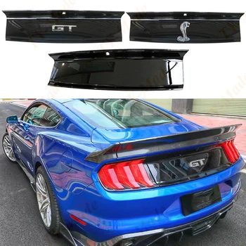 За Ford Mustang 2015-2020 предпазител за Задната Броня на Автомобила, Хастар От Въглеродни влакна, Капака на Багажника, Панел изчакване decklid, Бодикит, Комплект, Сплитер