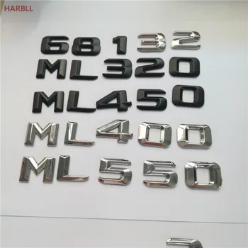 Автомобилен Стайлинг За Mercedes ML320 ML350 ML400 ML450 ML500 ML550 Битова Капацитетът на Инсталацията е Емблема на Стикер За Benz ML Class