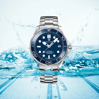 2021 Нови Автоматични Ръчен Часовник PAGANI DESIGN, мъжки Механичен часовник за Гмуркане от Неръждаема Стомана, мъжки луксозни часовници reloj hombre Изображение 2