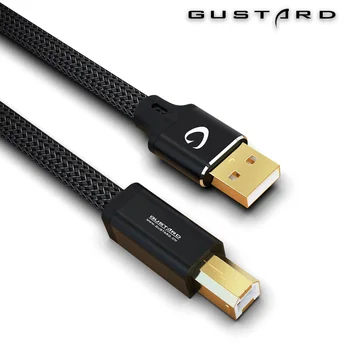 Gosid GUSTARD USB кабел № 3 треска USB кабел HIFI декодирующий КПР кабел за предаване на данни многослойно бягство