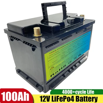 Висока степен на сигурност 1000cca Стартов Акумулатор 12V Lifepo4, Литиево-железния 60Ah 80Ah 100Ah Проворачивающий Bateria 