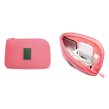 Пътен Кабел За Данни, Зарядно И Чанта За Съхранение На Мобилен Захранване Чанта Чанта Изображение 2
