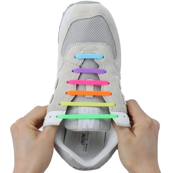 2022 Нови Силиконови Ластични Шнурове Ластични Шнурове За Обувки и Специални Обувки без Вратовръзка за Мъжете И Жените чрез шнурове от Каучук Zapatillas 13 Цвята