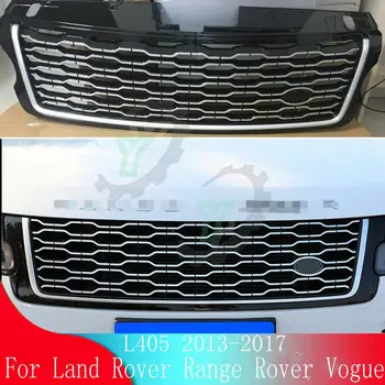 ROVCE Решетка Предна Броня Скара за Land Rover Range Rover Vogue 2013 2014-2017 ъпгрейд до 2018 RANGEROVER VOGUE L405 НОВ Стил Изображение 2