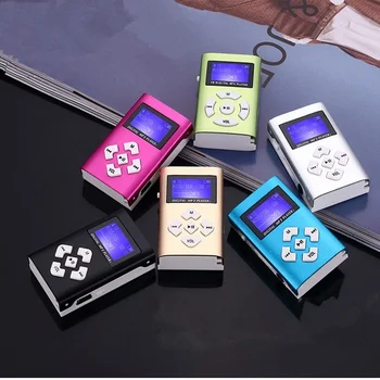Модерен Plug MP3 с Екран, Метален Алуминиев Корпус, Спортен Mp3 Портативен Висококачествен Музикален Плеър Walkman Изображение 2