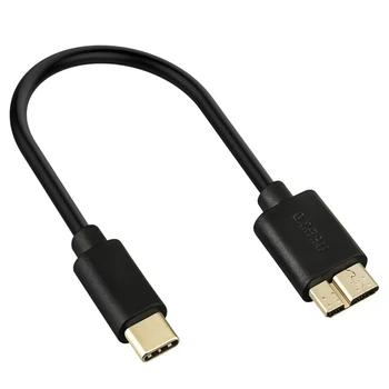 FONKEN USB Type C 3,1 Към Micro B 3,0 Кабел За Samsung NOTE 3 S5 2,5 инчов Кабел За Твърд Диск Таблет Micro B кабел Аксесоари За КОМПЮТРИ
