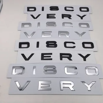 3D Писмо ОТКРИВАНЕ на Автомобила Задни задвижващи колела Значка Емблема на Стикер Стикер за Land Rover Discovery Sport Предния Капак Заден Багажник Аксесоари Изображение 2