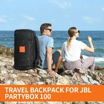 Подходящ За JBL PARTYBOX100 Оригинален Bluetooth Високоговорител Чанта За Съхранение на Преносим Мъжки Говорител Раница и Чанта За Пренасяне Аксесоари JBL