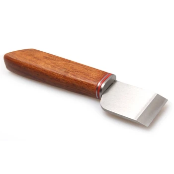супер качество 3 мм и дебелина 35 мм и широк нож САМ кожа занаят нарязани skiving нож стомана материал