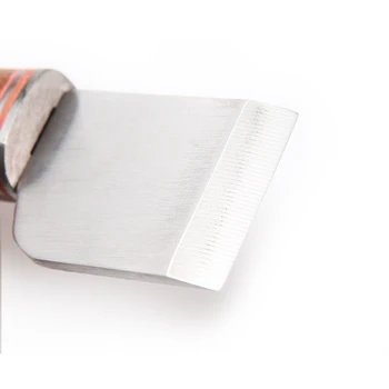 супер качество 3 мм и дебелина 35 мм и широк нож САМ кожа занаят нарязани skiving нож стомана материал Изображение 2