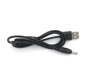dc3.5 * 1,35 мм Преносимото USB-кабел за зареждане за звукова електрическа четка за зъби Fairywill / KIPOZI / Dnsly / Sboly 3 фута (1 метър) (черен)