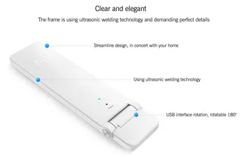 Xiaomi mijia Умен Домашен Усилвател 2 Безжичен Wi-Fi Ретранслатор 2 Мрежов Рутер удължителен кабел за Антена Wifi Repitidor Удължител на сигнала 2 Изображение 2