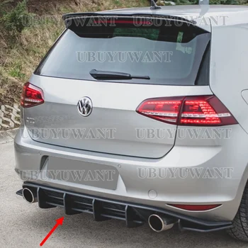 За Volkswagen Golf 7 VII MK7 GTI 2014-2017 Авто Заден Дифузьор за устни