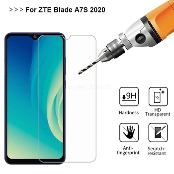 2-1 бр. Стъкло за ZTE Blade A7S 2020 A51 A71 L210 A3 A3Y A5 A7 11 Prime X1 5G Vidrio на ZTE Blade 20 V2020 Смарт-защитно фолио за екрана