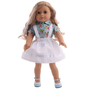 Кукла Еднорог, Модерно рокля с Нос за 18-инчовата американската и 43-сантиметровой Има кукли на нашето поколение, Подарък за Рожден Ден на дете Изображение 2