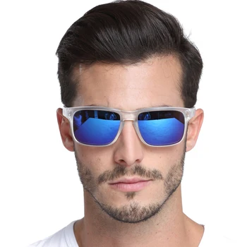 Dokly Модни Слънчеви Очила Мъжки Слънчеви Очила Мъжки сини лещи са Прозрачни Рамки за Очила Мъжки Квадратни маркови Слънчеви Очила с UV400 Изображение 2