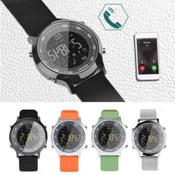 1.12 'Smart-часовници EX18 IP68 Спортни Водоустойчив Bluetooth на открито за ios и Android