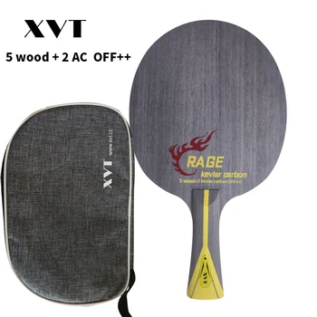 XVT ЯРОСТ （DHS 301） ZLC Cabon Нож за тенис на маса/блейд за пинг-понг/бухалка за тенис на маса Изпратите пълен калъф