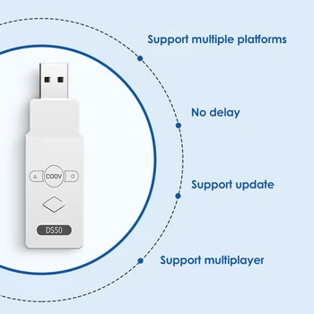 Безжична Конвертор Геймпада за PS5/на Преминаването/PC USB Bluetooth Контролер за Приемник
