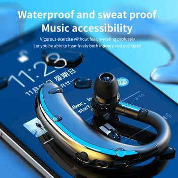 Най-новите слушалки, Bluetooth слушалки, Хендсфри безжична слушалка Бизнес за слушалки на Устройството за Повикване Спортни слушалки за iphone Samsung Изображение 2